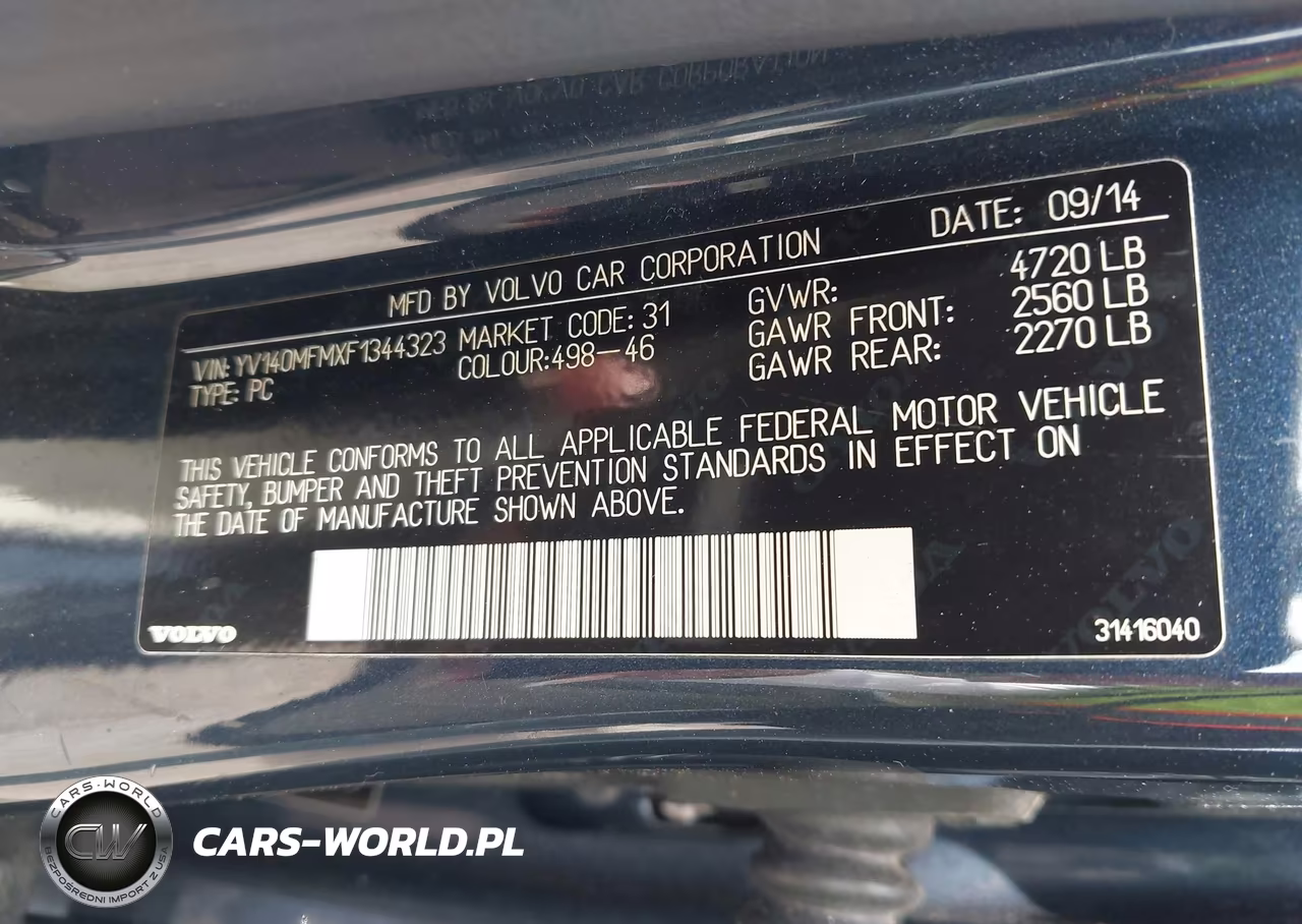 2015 Volvo S60 T5 Platinum VIN:YV140MFMXF1344323 - 9