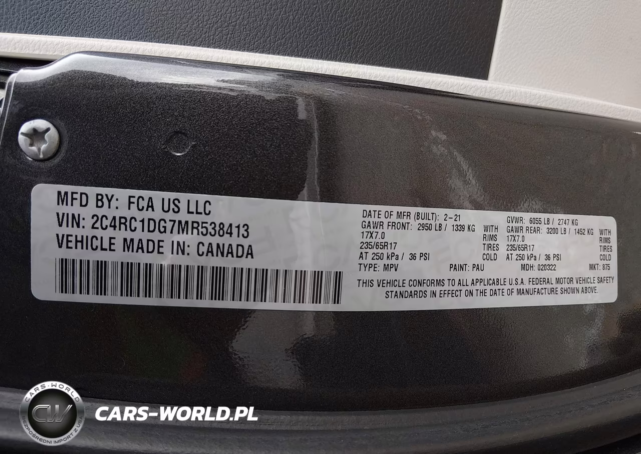 2021 Chrysler Voyager Lxi VIN:2C4RC1DG7MR538413 - 9