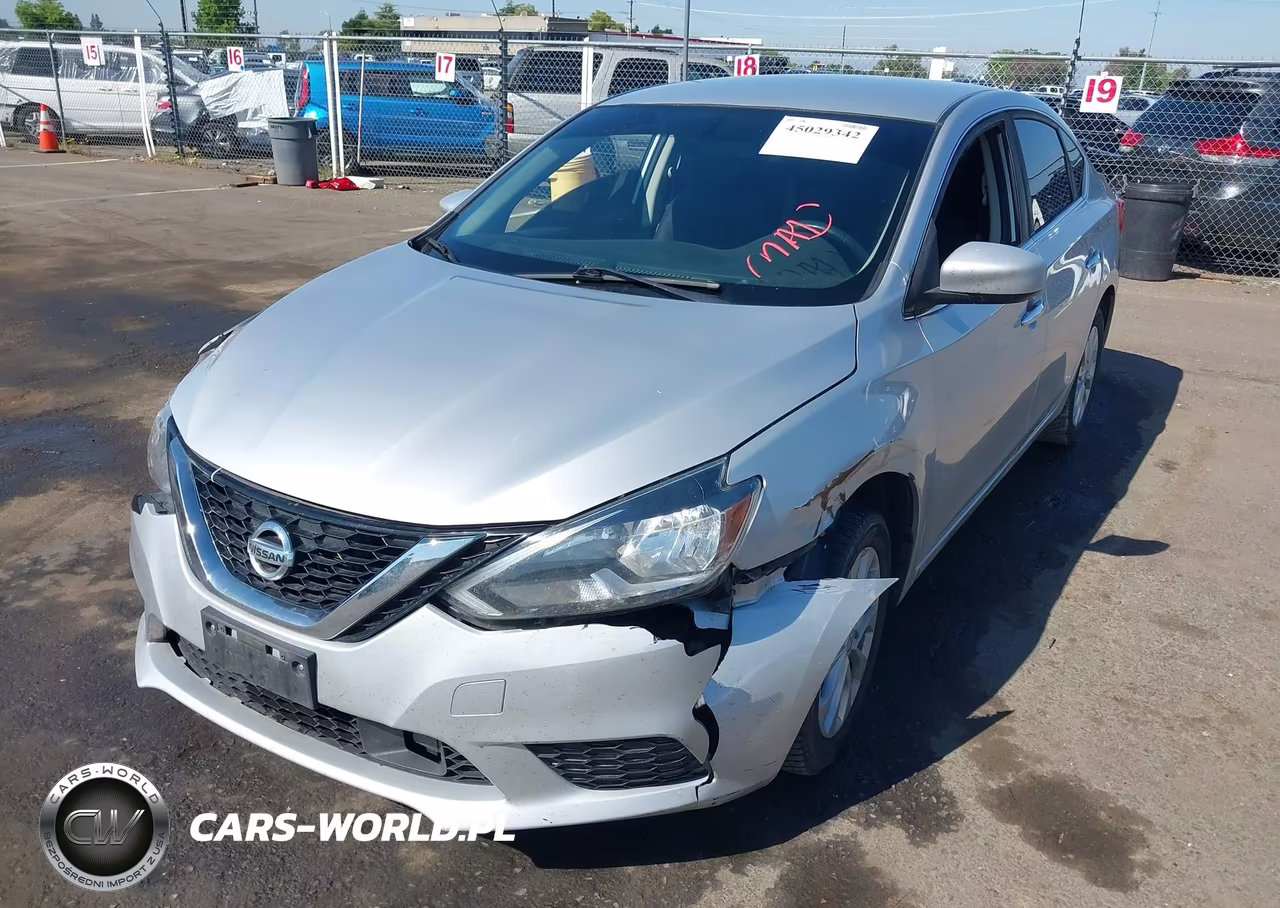 2018 Nissan Sentra Sv VIN:3N1AB7AP2JL640124 - 2