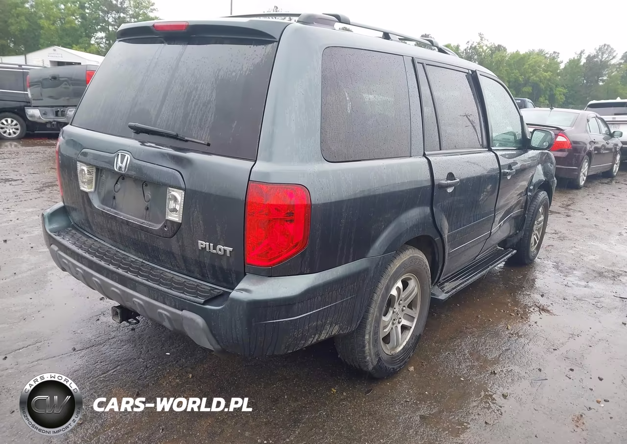 2005 Honda Pilot Ex-L VIN:5FNYF18515B041933 - 4