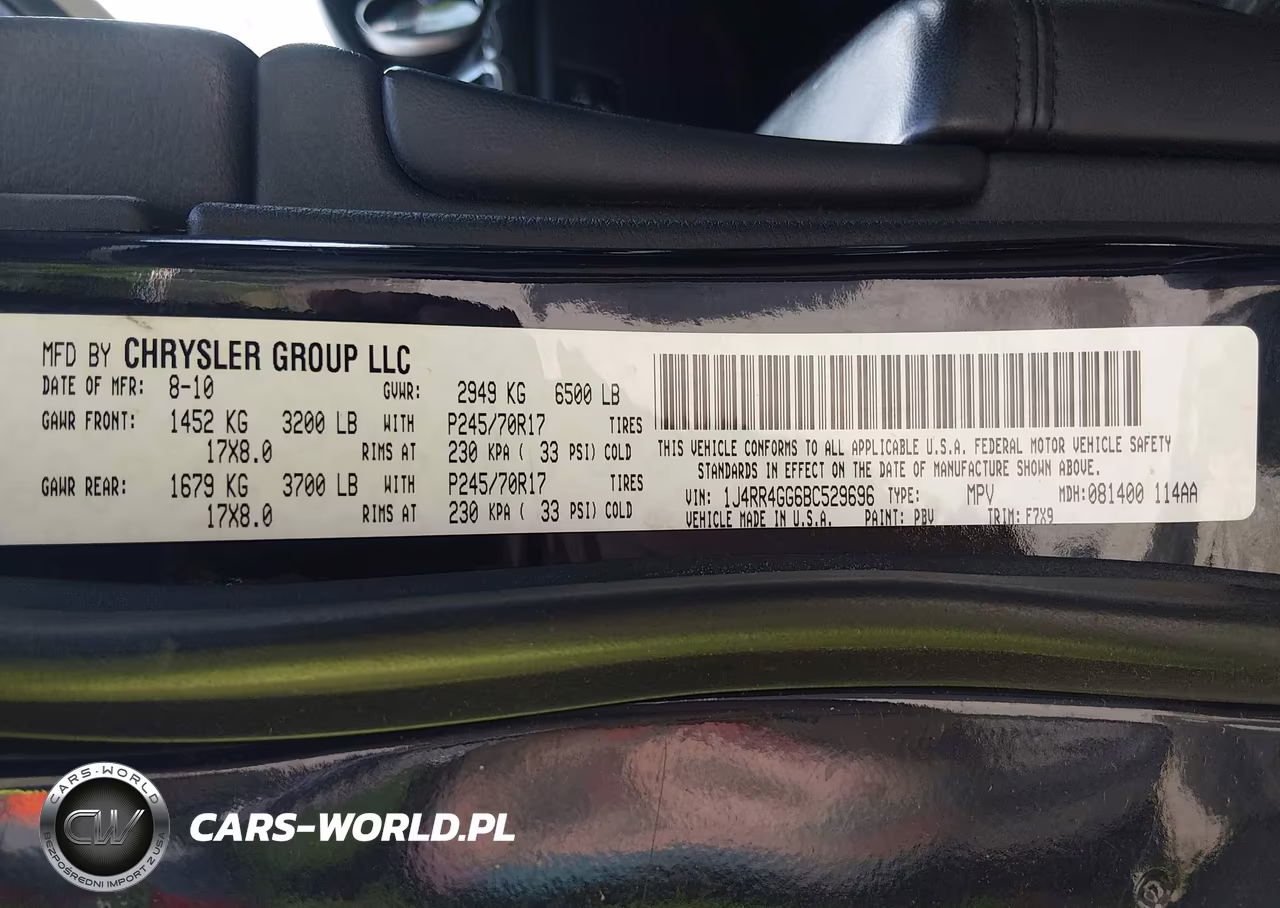 2011 Jeep Grand Cherokee Laredo VIN:1J4RR4GG6BC529696 - 9