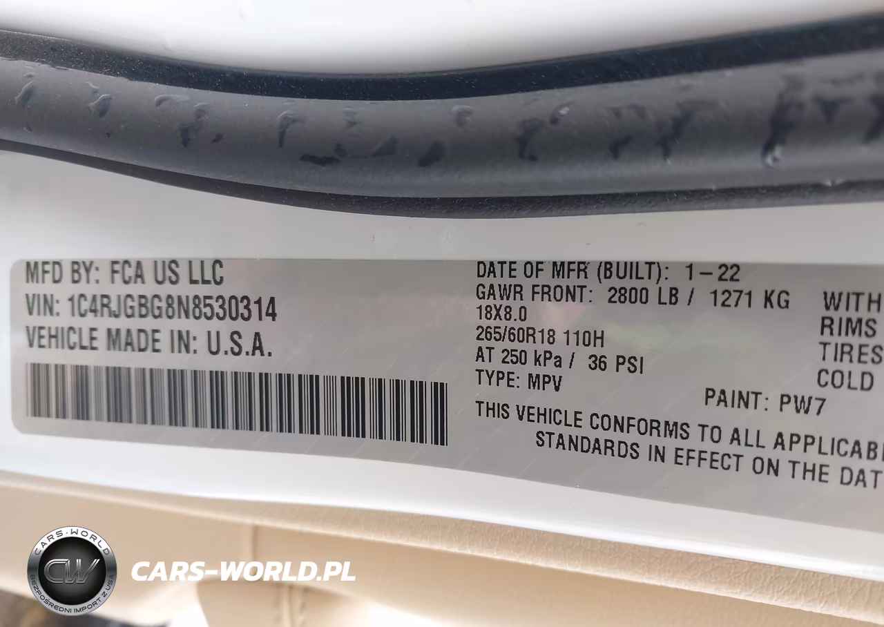 2022 Jeep Grand Cherokee Limited 4X2 VIN:1C4RJGBG8N8530314 - 9