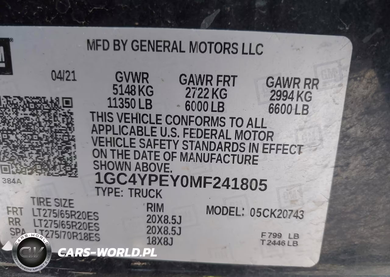 2021 Chevrolet Silverado 2500Hd 4Wd Standard Bed Ltz VIN:1GC4YPEY0MF241805 - 8