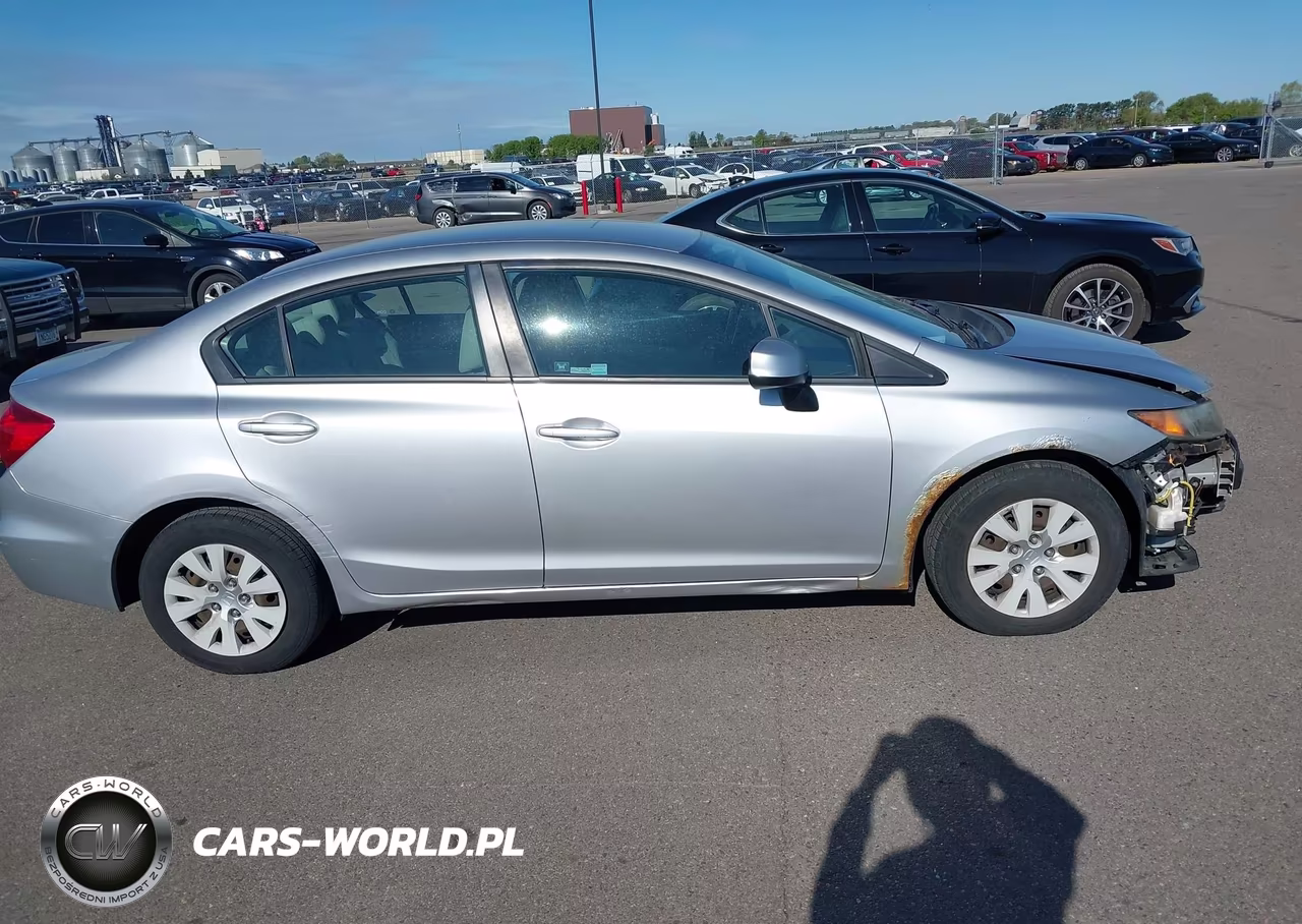 2012 Honda Civic Lx VIN:19XFB2F53CE105940 - 13