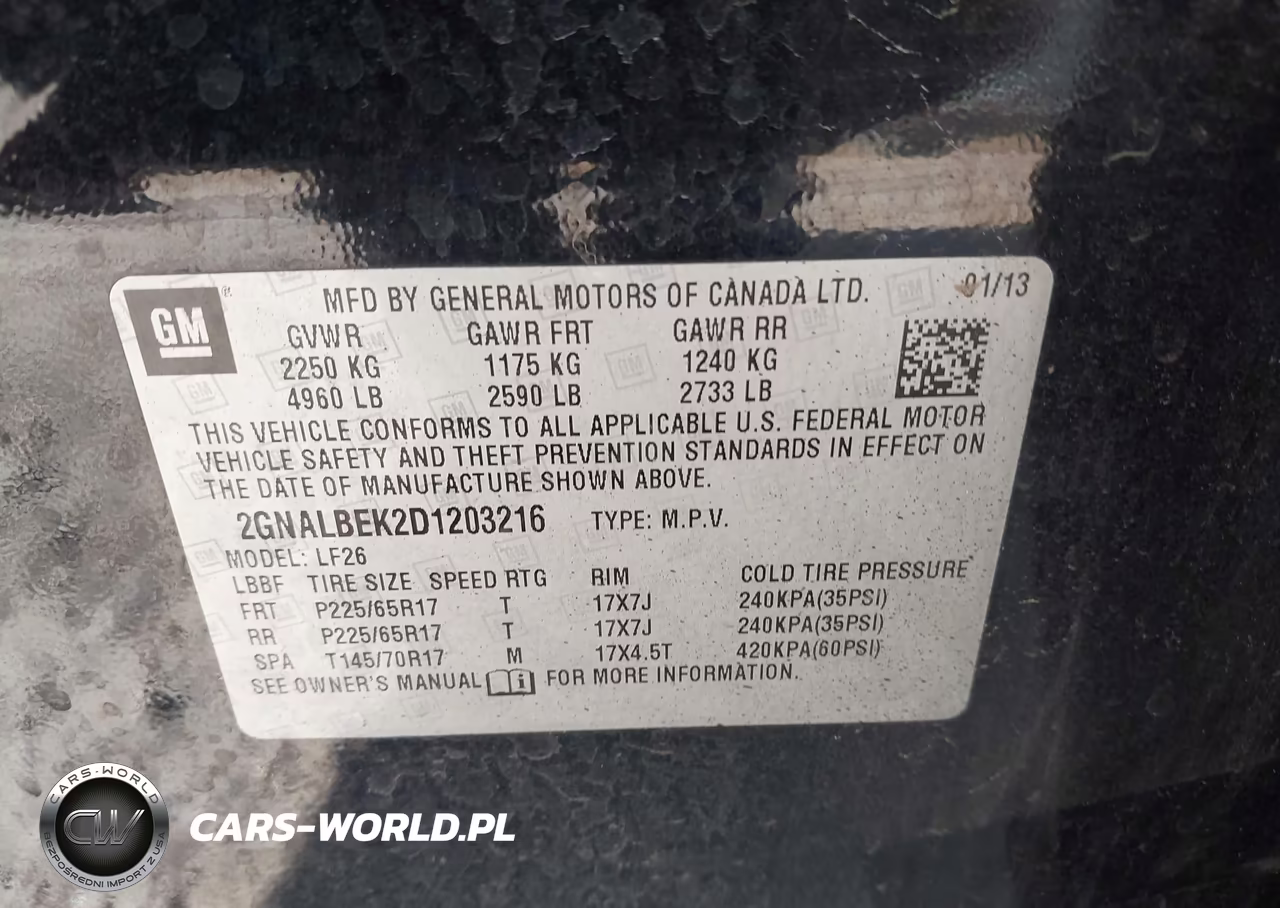 2013 Chevrolet Equinox Ls VIN:2GNALBEK2D1203216 - 9