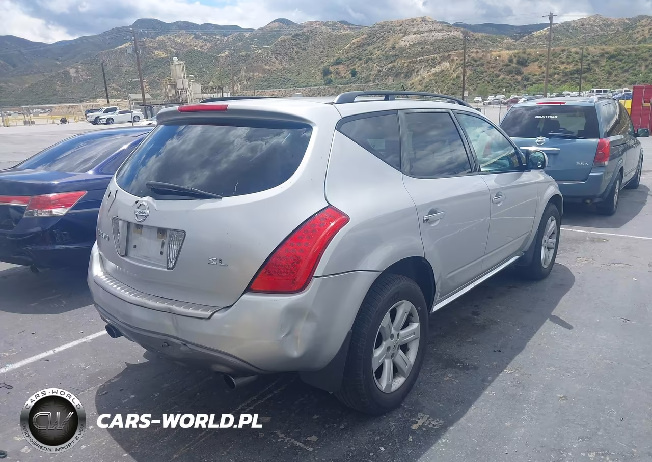 2006 Nissan Murano Sl VIN:JN8AZ08TX6W425597 - 4