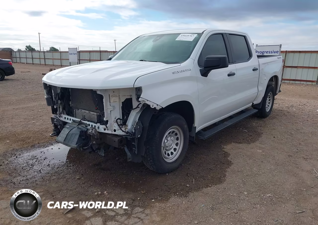 2022 Chevrolet Silverado 1500 Ltd 4Wd Short Bed Wt VIN:3GCPYAEK5NG189108 - 2