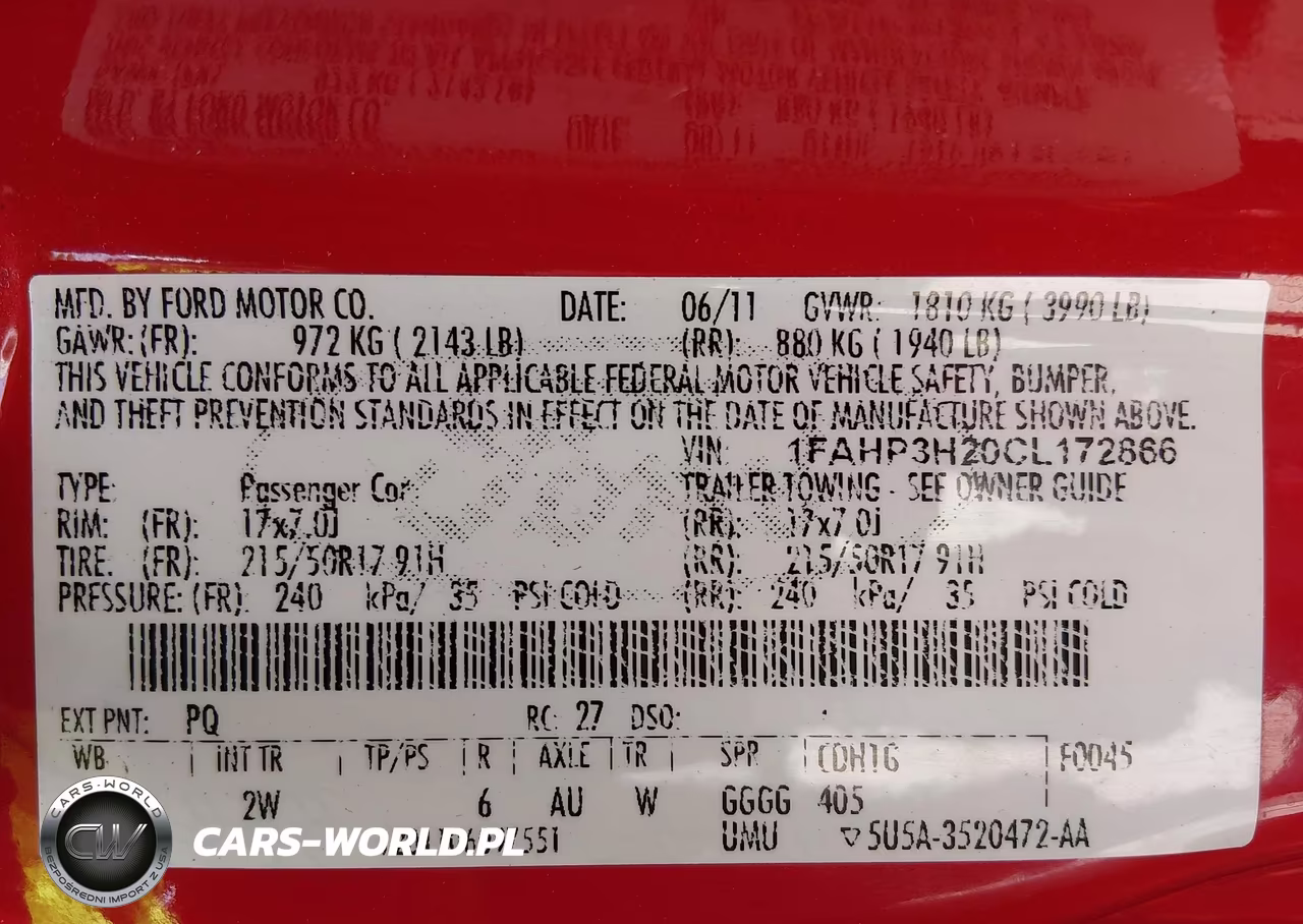 2012 Ford Focus Sel VIN:1FAHP3H20CL172866 - 9