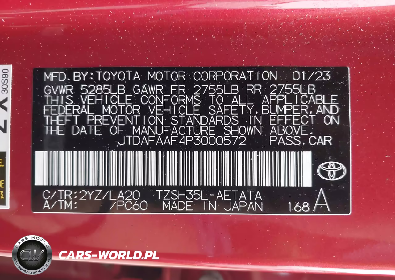 2023 Toyota Crown Platinum VIN:JTDAFAAF4P3000572 - 9