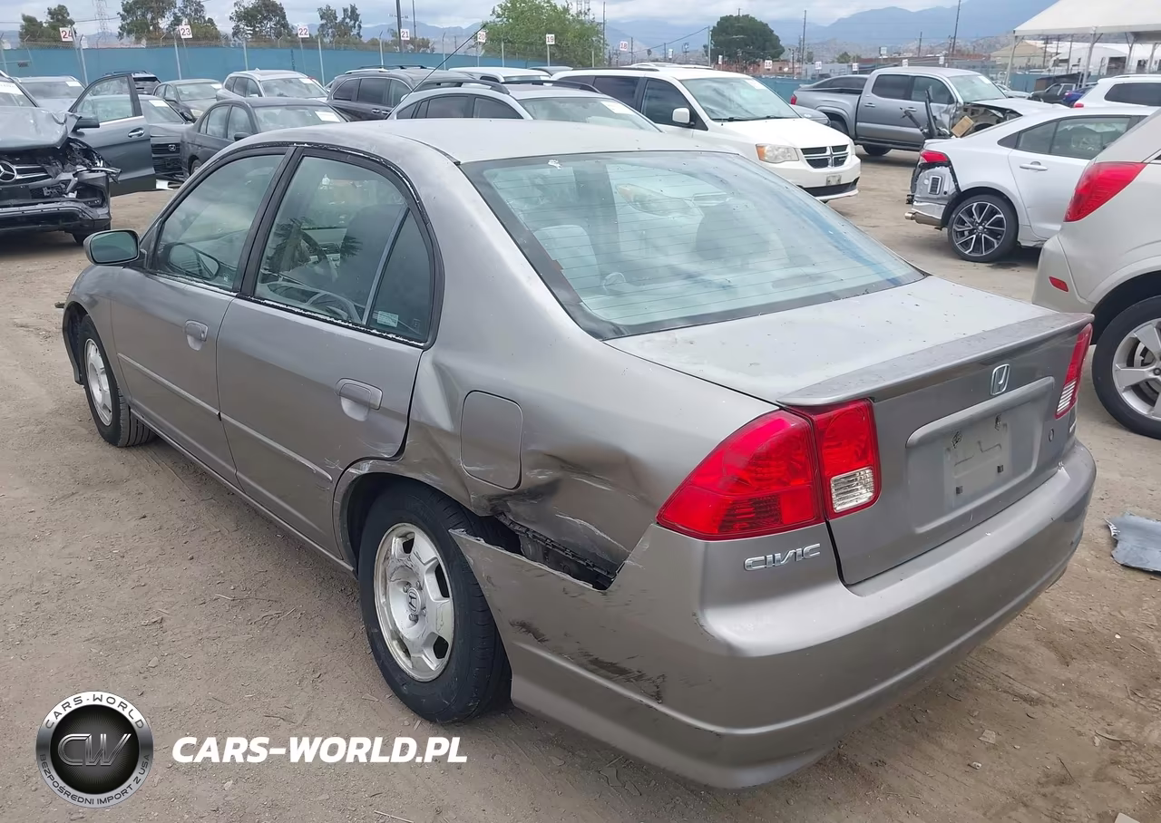 2004 Honda Civic Hybrid VIN:JHMES95604S004351 - 3