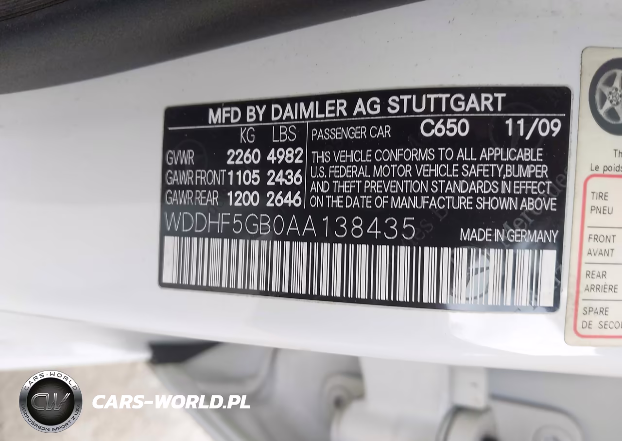 2010 Mercedes-Benz E 350 VIN:WDDHF5GB0AA138435 - 9