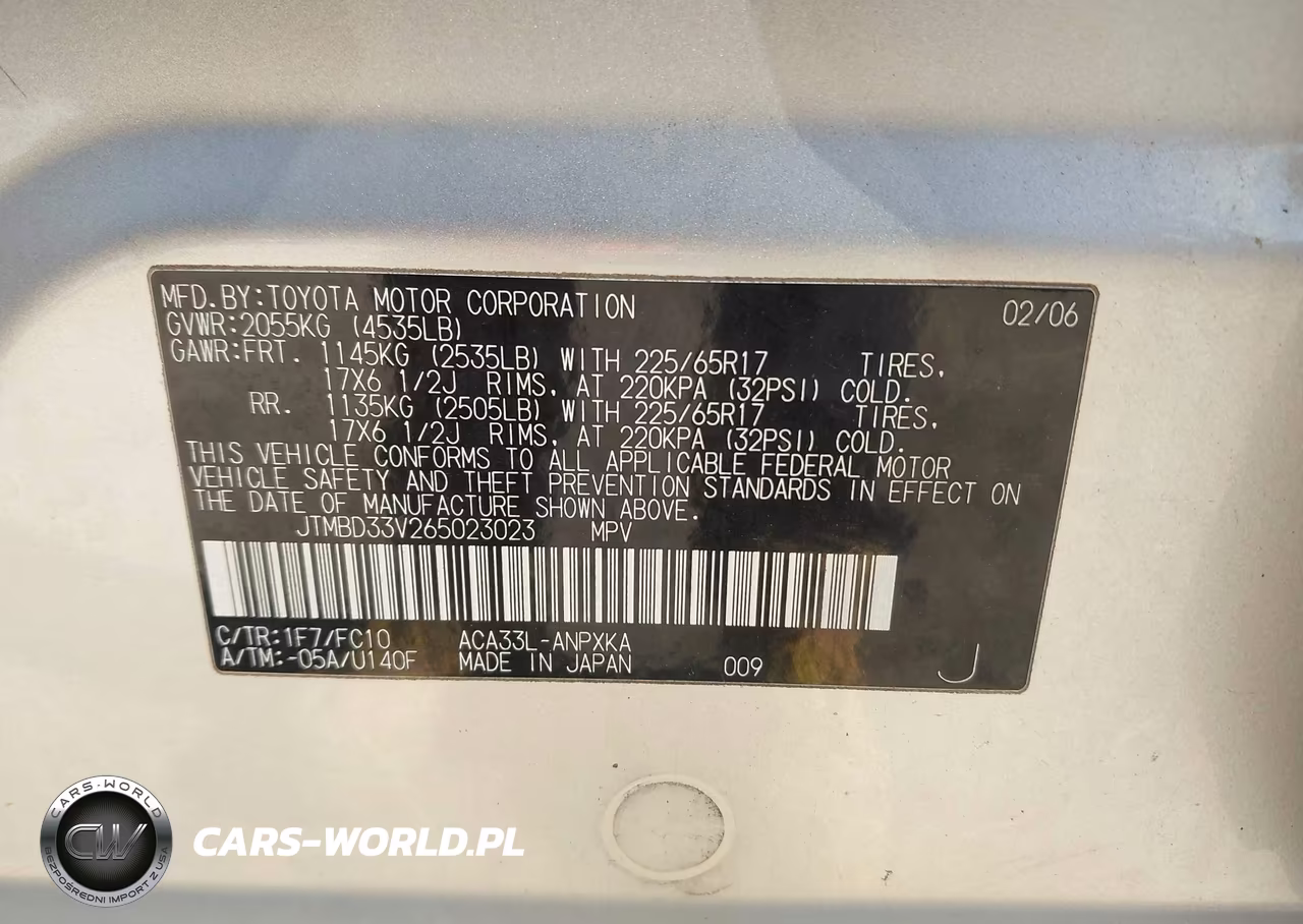 2006 Toyota Rav4 VIN:JTMBD33V265023023 - 9
