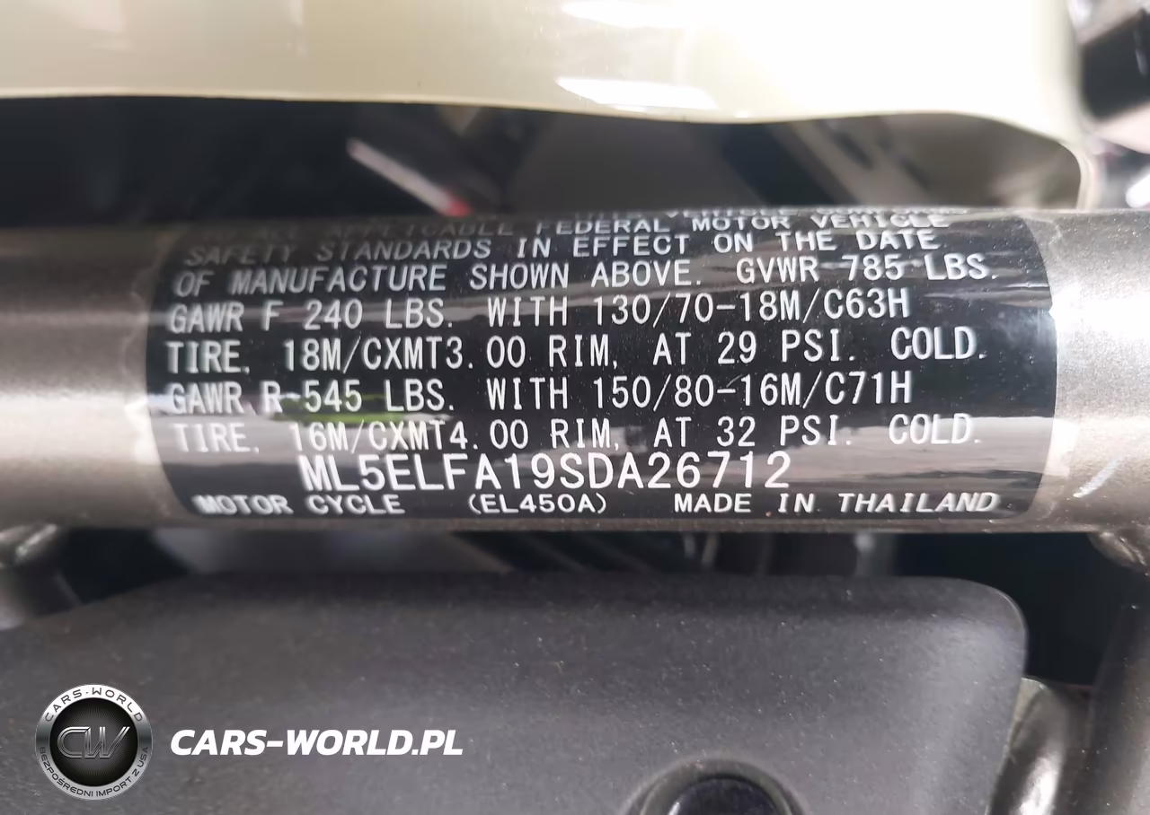 2025 Kawasaki El450 A VIN:ML5ELFA19SDA26712 - 10