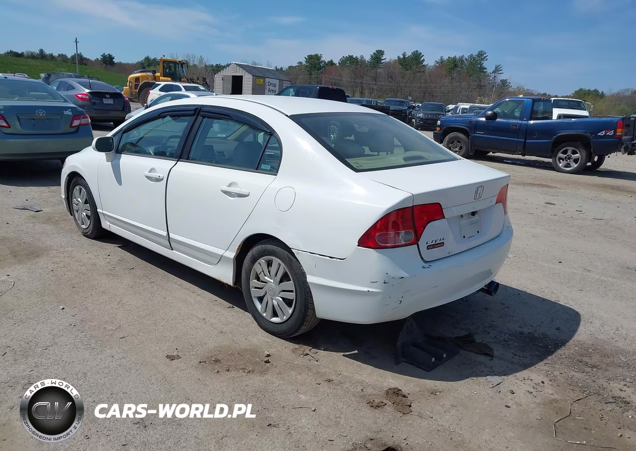 2007 Honda Civic Lx VIN:1HGFA16527L048660 - 3