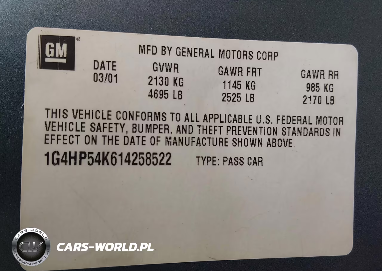 2001 Buick Lesabre Custom VIN:1G4HP54K614258522 - 9