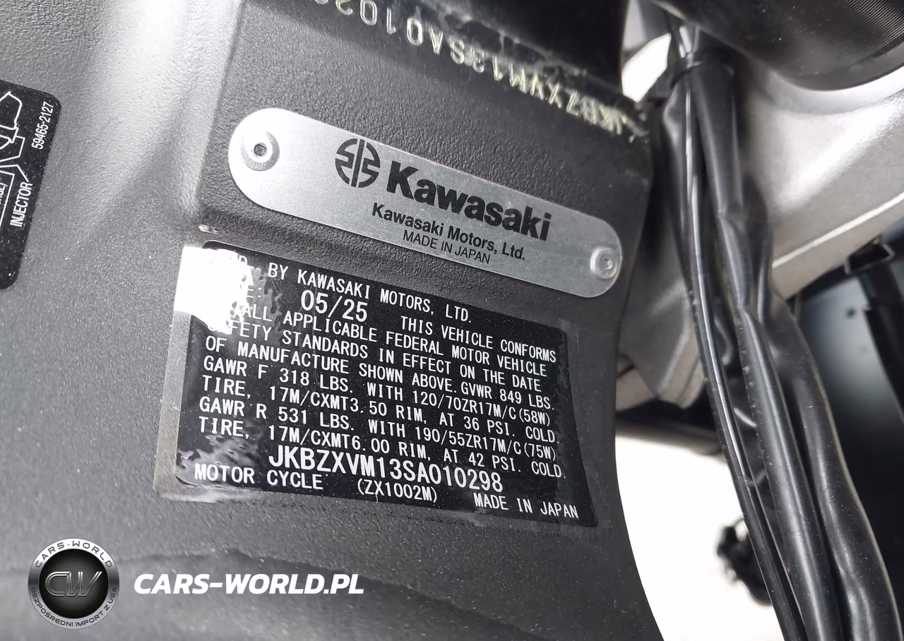 2025 Kawasaki Zx1002 M VIN:JKBZXVM13SA010298 - 10