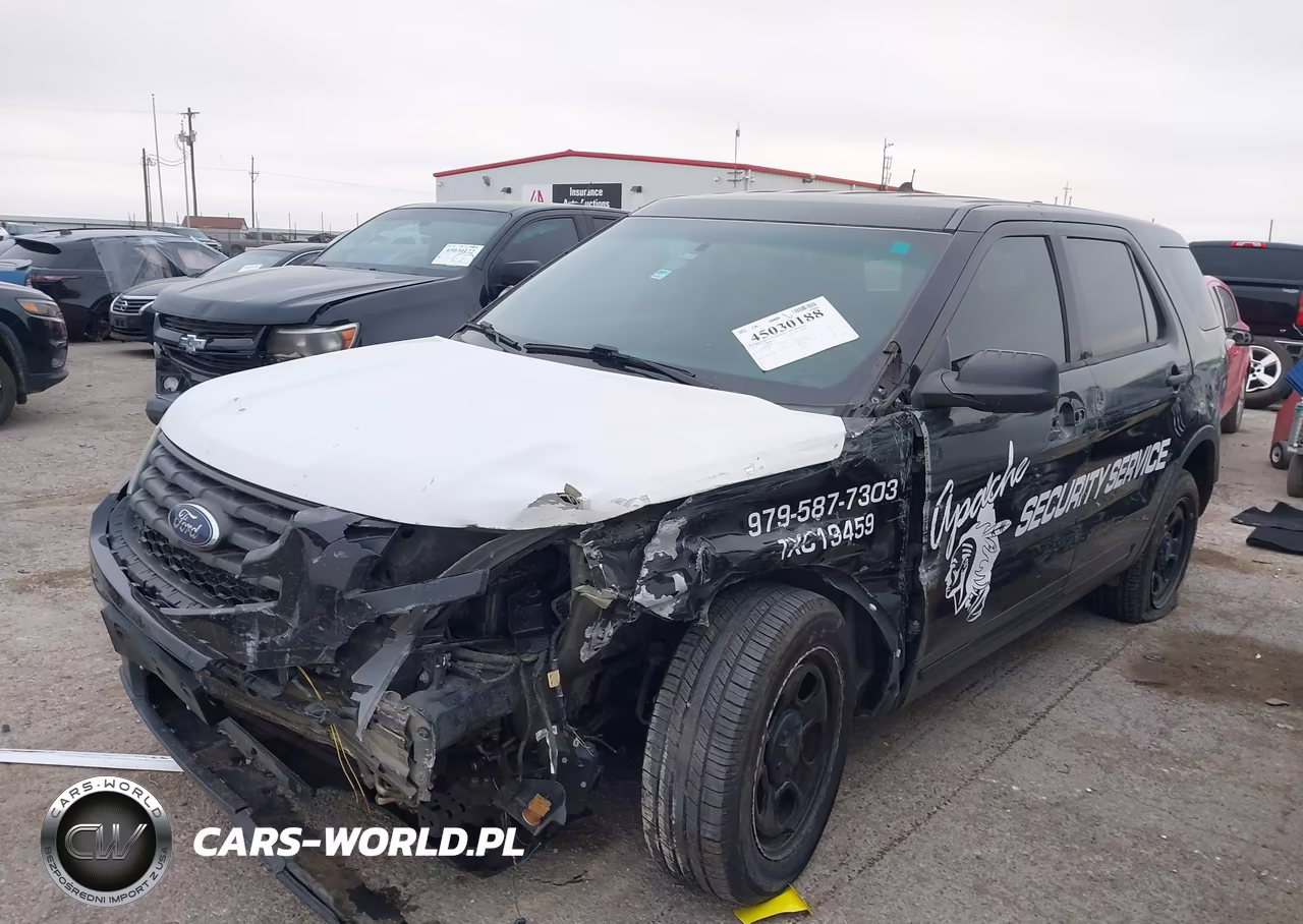 2017 Ford Utility Police Interceptor VIN:1FM5K8AT2HGA77443 - 2