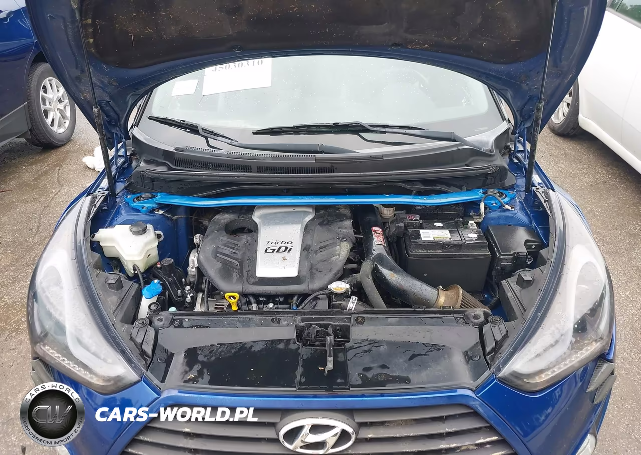 2015 Hyundai Veloster Turbo VIN:KMHTC6AE7FU241858 - 10