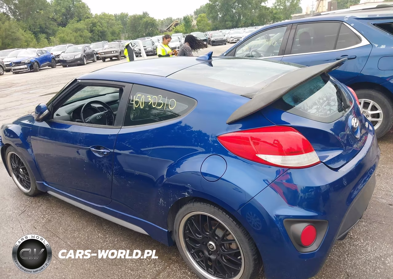 2015 Hyundai Veloster Turbo VIN:KMHTC6AE7FU241858 - 12