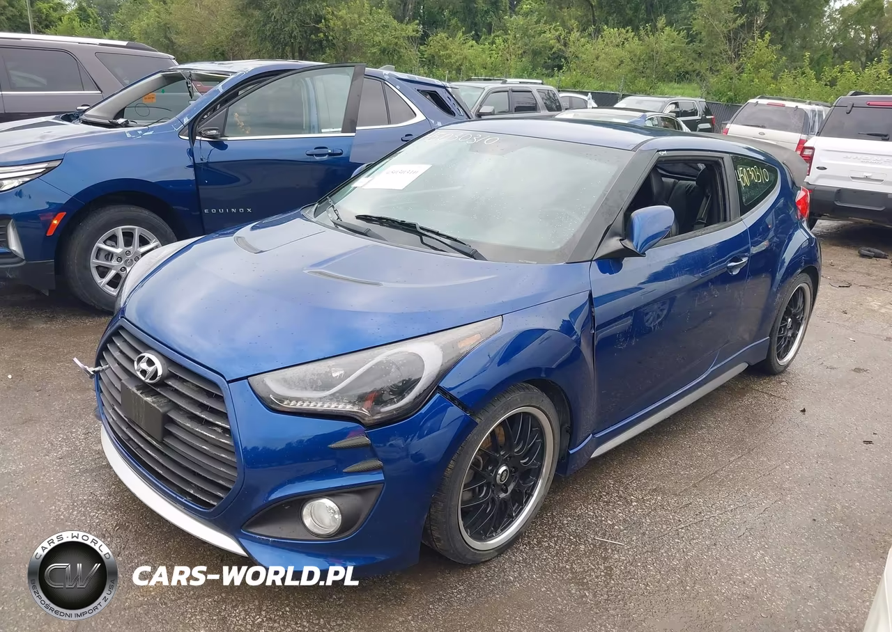 2015 Hyundai Veloster Turbo VIN:KMHTC6AE7FU241858 - 2
