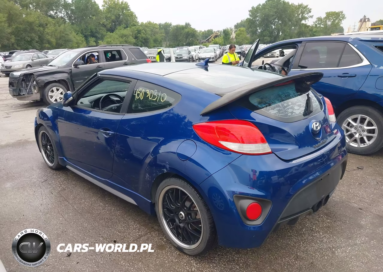 2015 Hyundai Veloster Turbo VIN:KMHTC6AE7FU241858 - 3