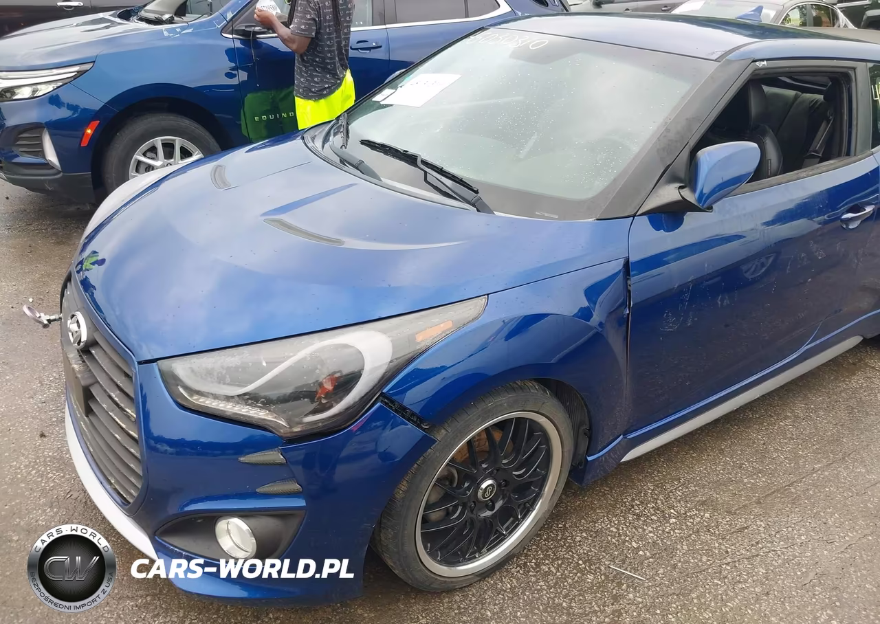 2015 Hyundai Veloster Turbo VIN:KMHTC6AE7FU241858 - 6