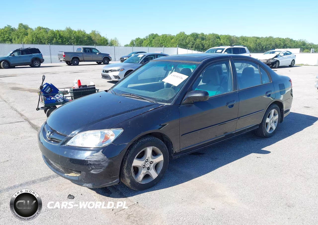 2004 Honda Civic Ex VIN:1HGES26784L018087 - 2