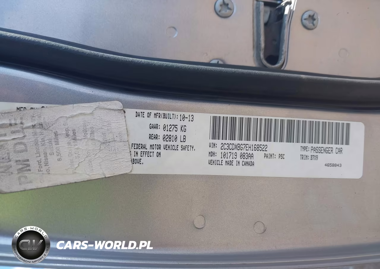 2014 Dodge Charger Se VIN:2C3CDXBG7EH168522 - 9