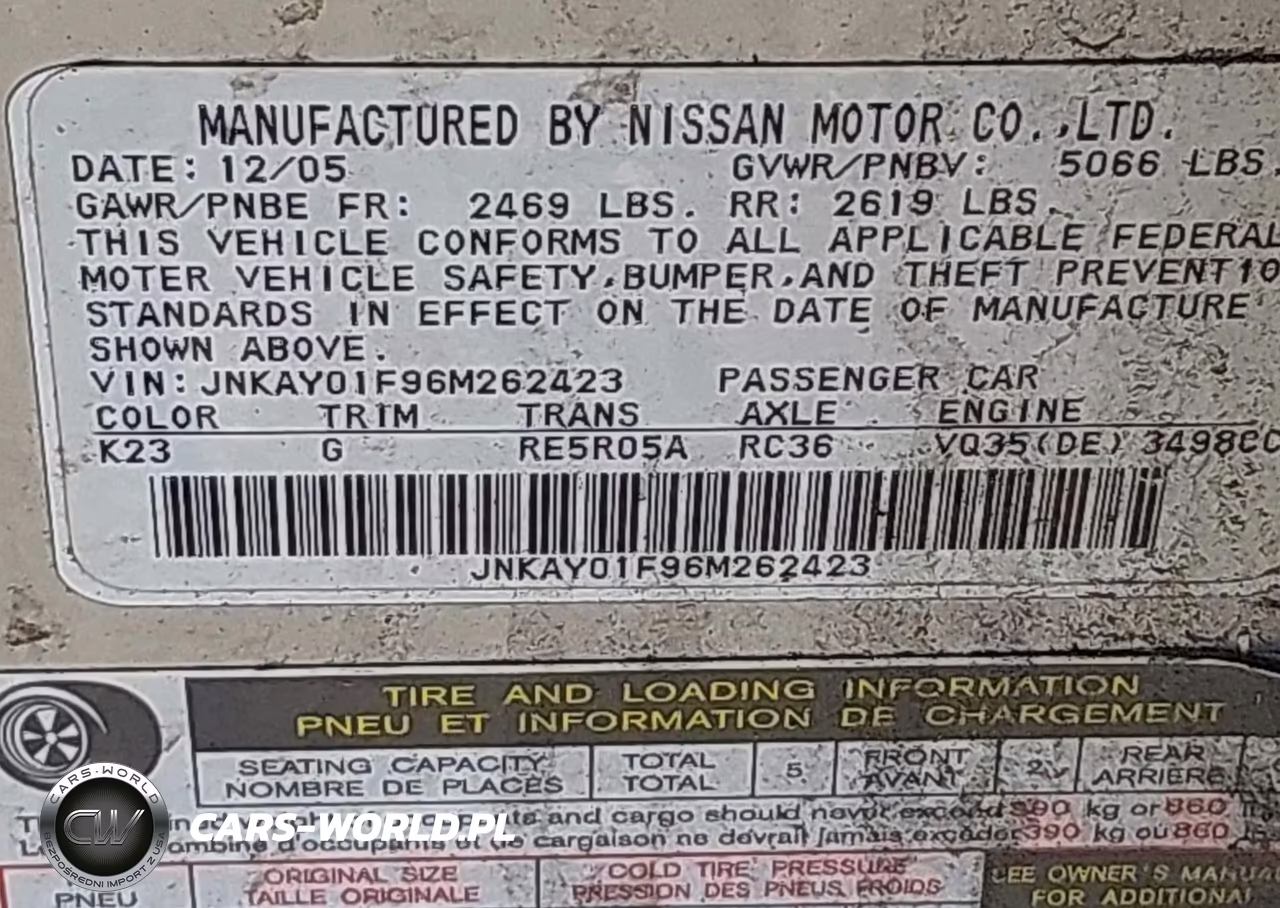 2006 Infiniti M35X VIN:JNKAY01F96M262423 - 9