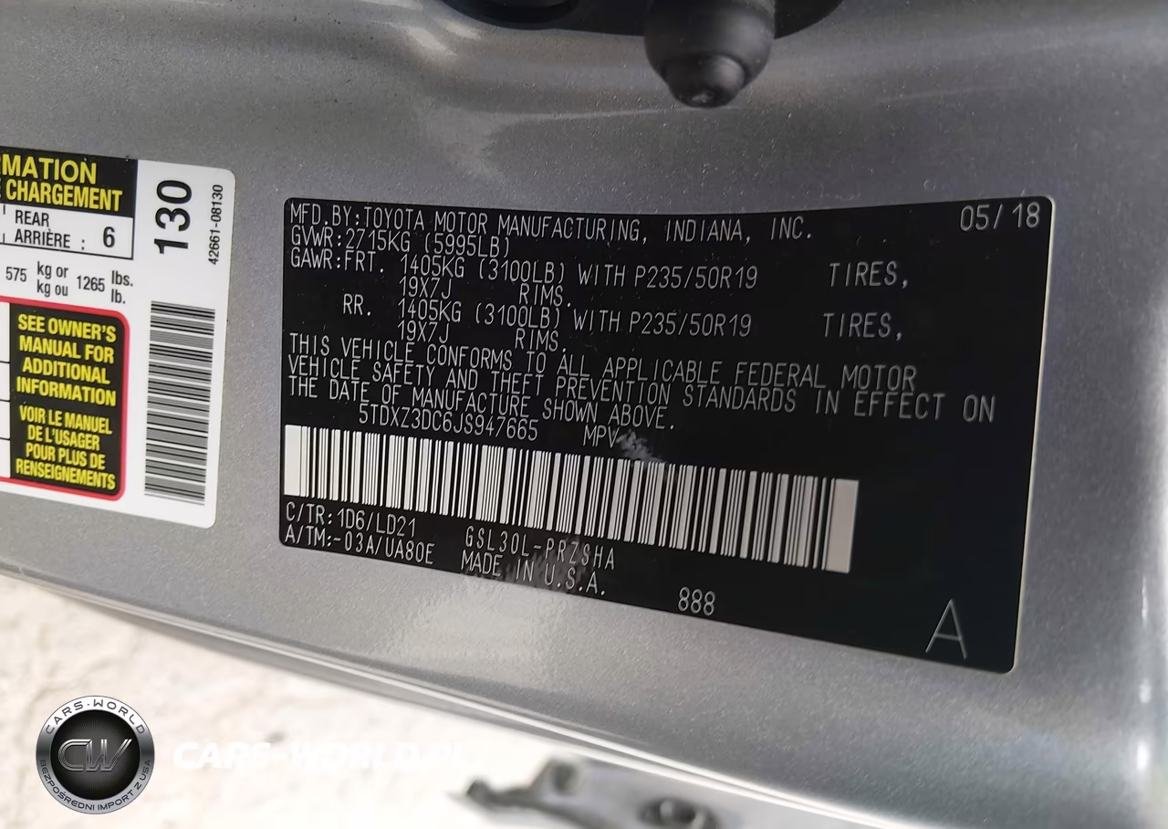 2018 Toyota Sienna Se 8 Passenger VIN:5TDXZ3DC6JS947665 - 9