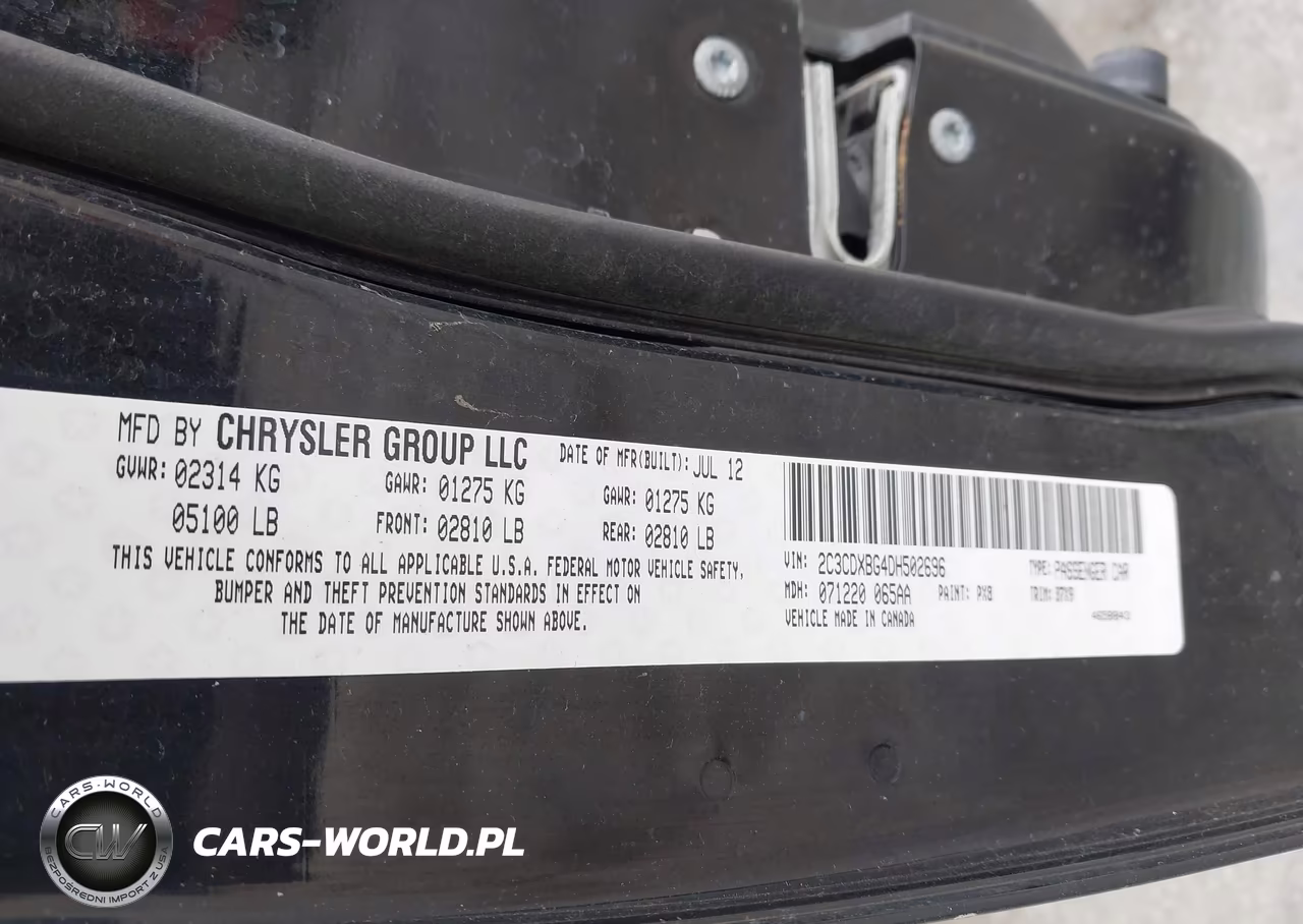 2013 Dodge Charger Se VIN:2C3CDXBG4DH502696 - 9