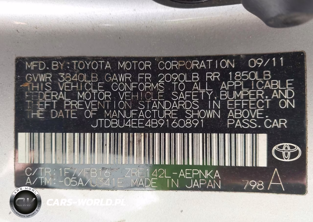 2011 Toyota Corolla Le VIN:JTDBU4EE4B9160891 - 9