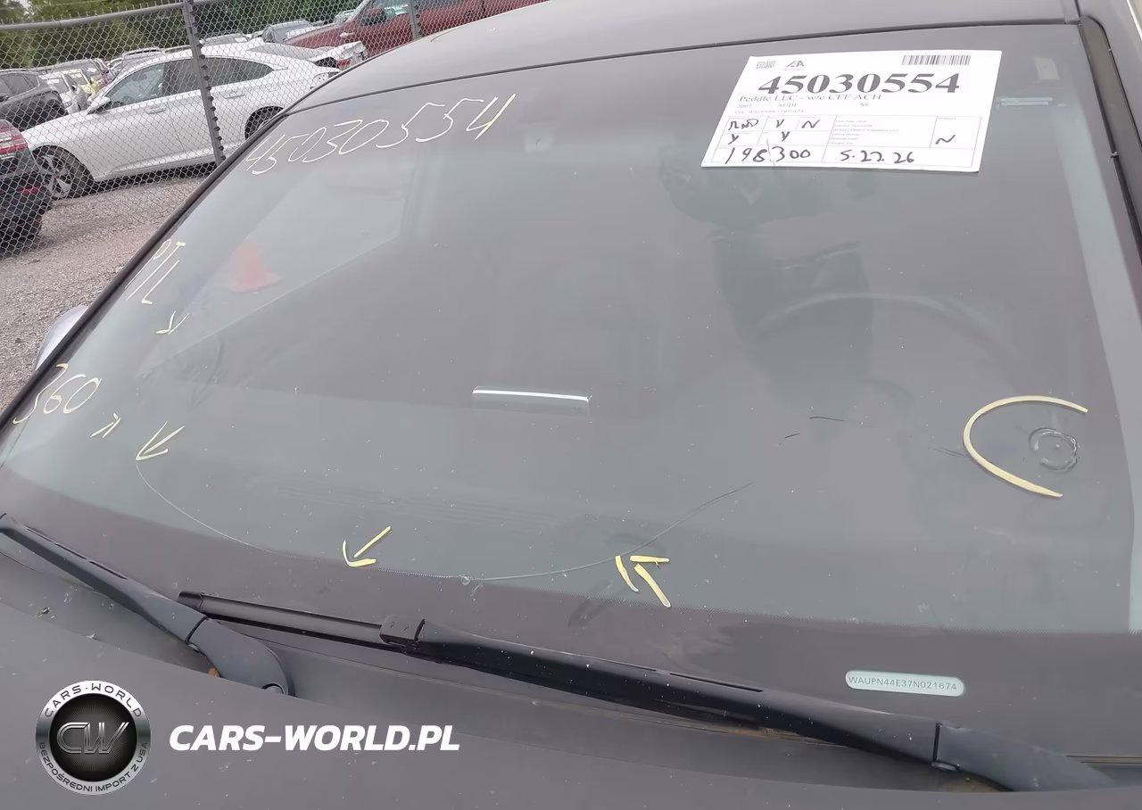 2007 Audi S8 5.2 VIN:WAUPN44E37N021674 - 6