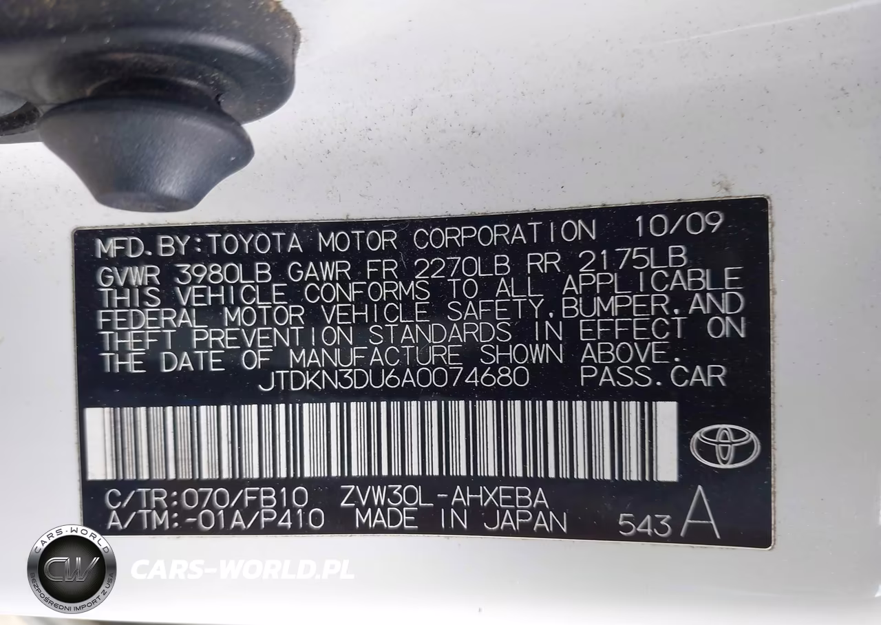 2010 Toyota Prius Ii VIN:JTDKN3DU6A0074680 - 9