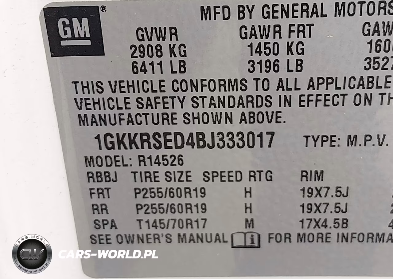 2011 GMC Acadia Slt-2 VIN:1GKKRSED4BJ333017 - 9
