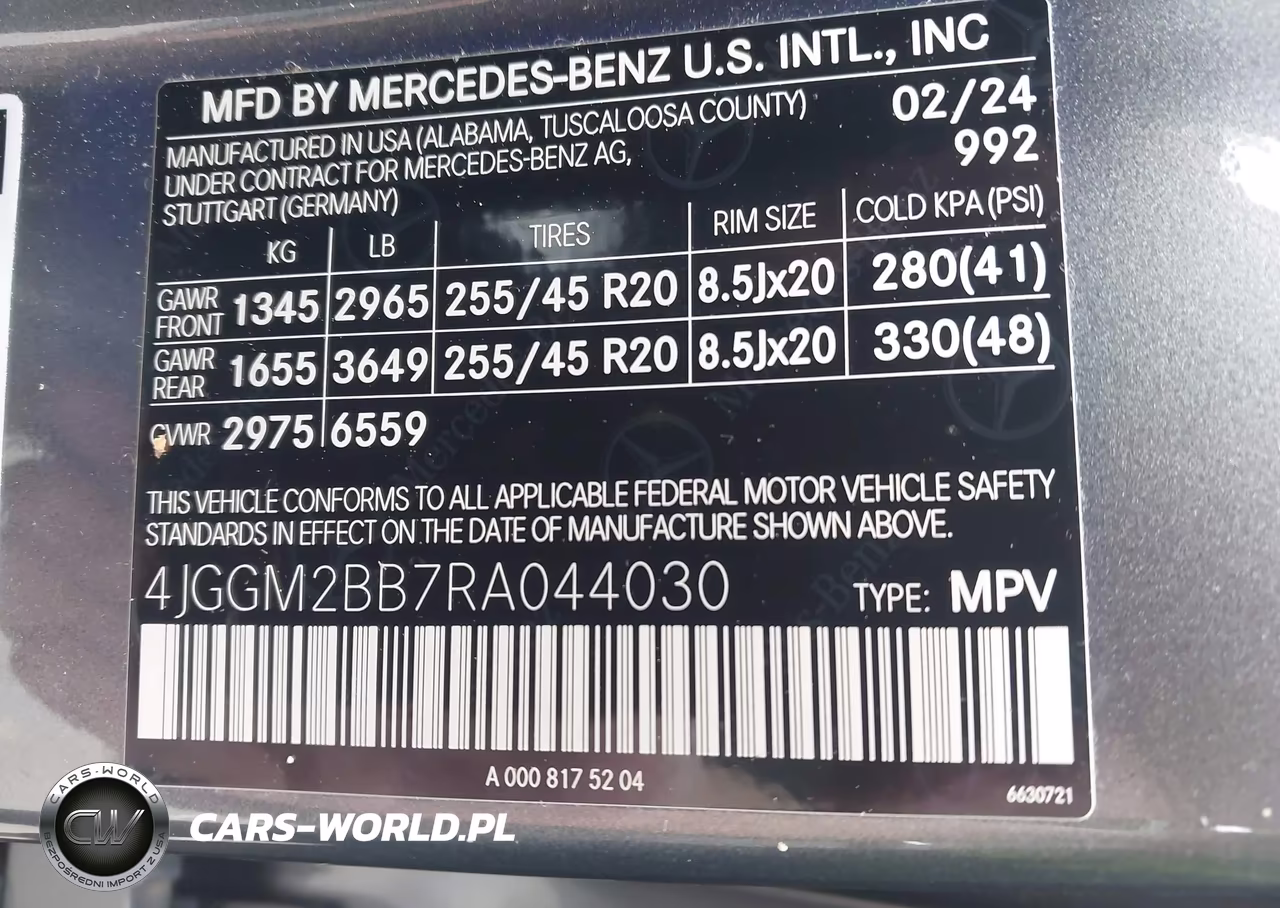 2024 Mercedes-Benz Eqe 350+ Suv VIN:4JGGM2BB7RA044030 - 9