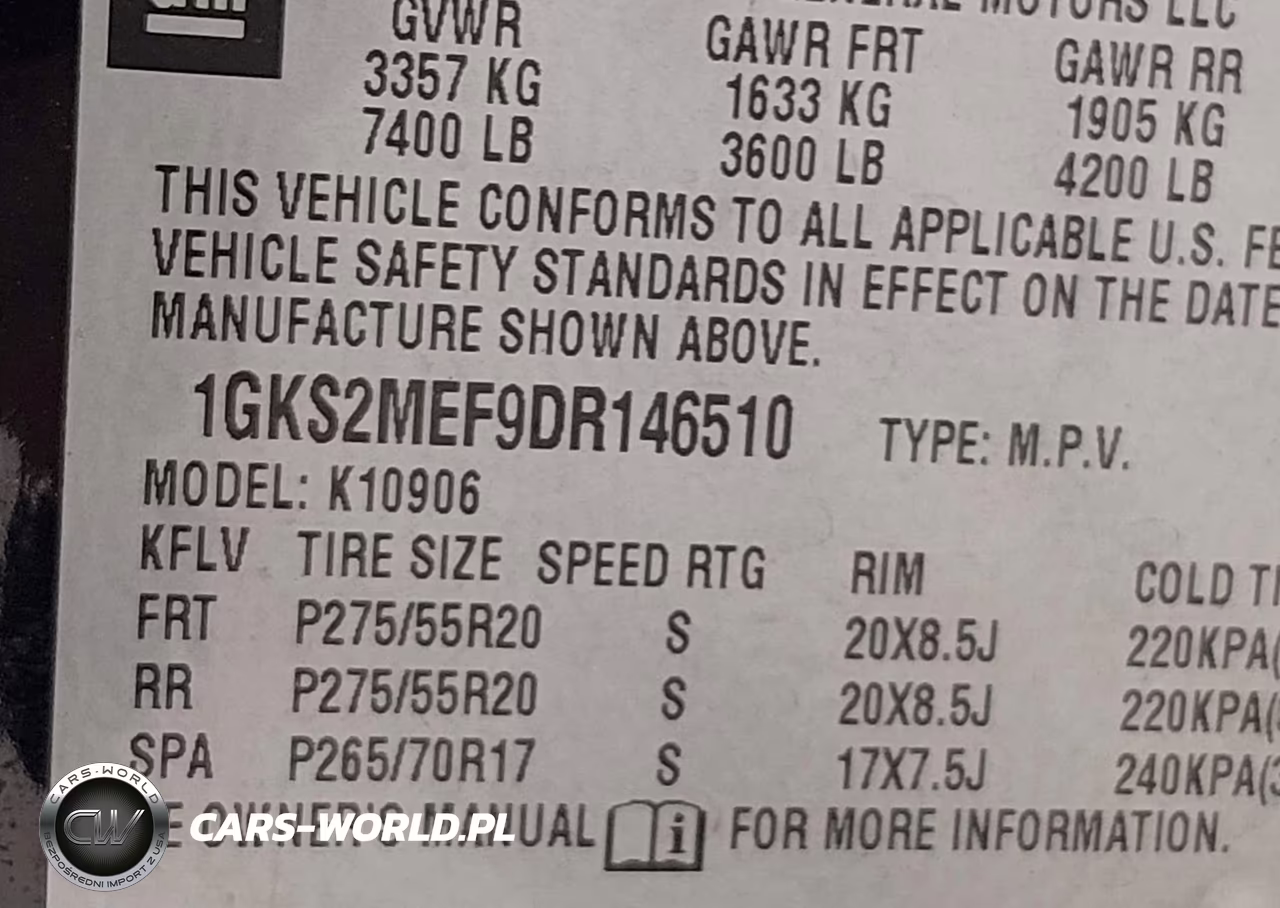 2013 GMC Yukon Xl 1500 Denali VIN:1GKS2MEF9DR146510 - 9