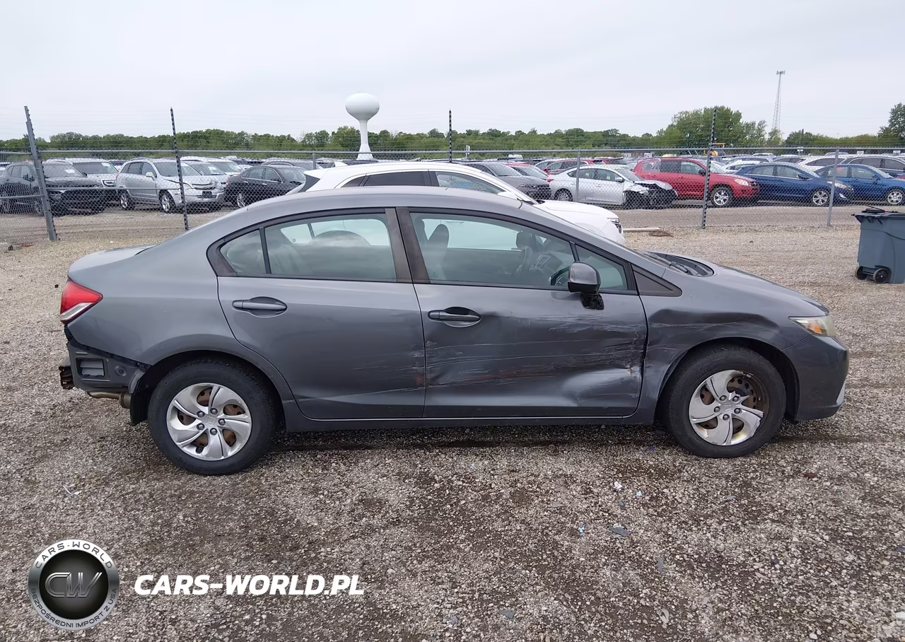 2013 Honda Civic Lx VIN:19XFB2F59DE073545 - 14