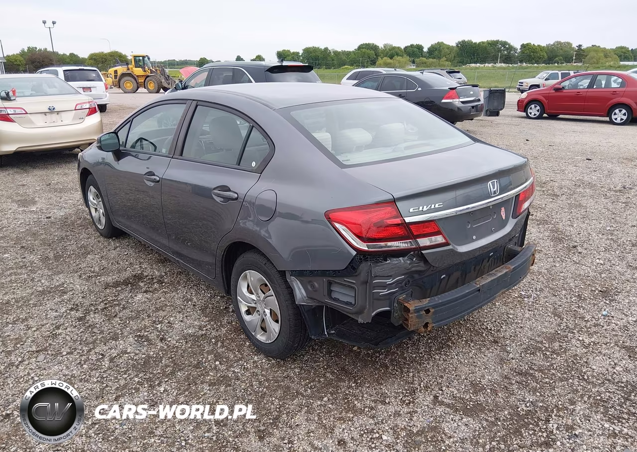 2013 Honda Civic Lx VIN:19XFB2F59DE073545 - 3