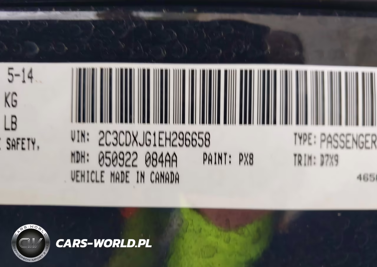 2014 Dodge Charger Sxt VIN:2C3CDXJG1EH296658 - 9
