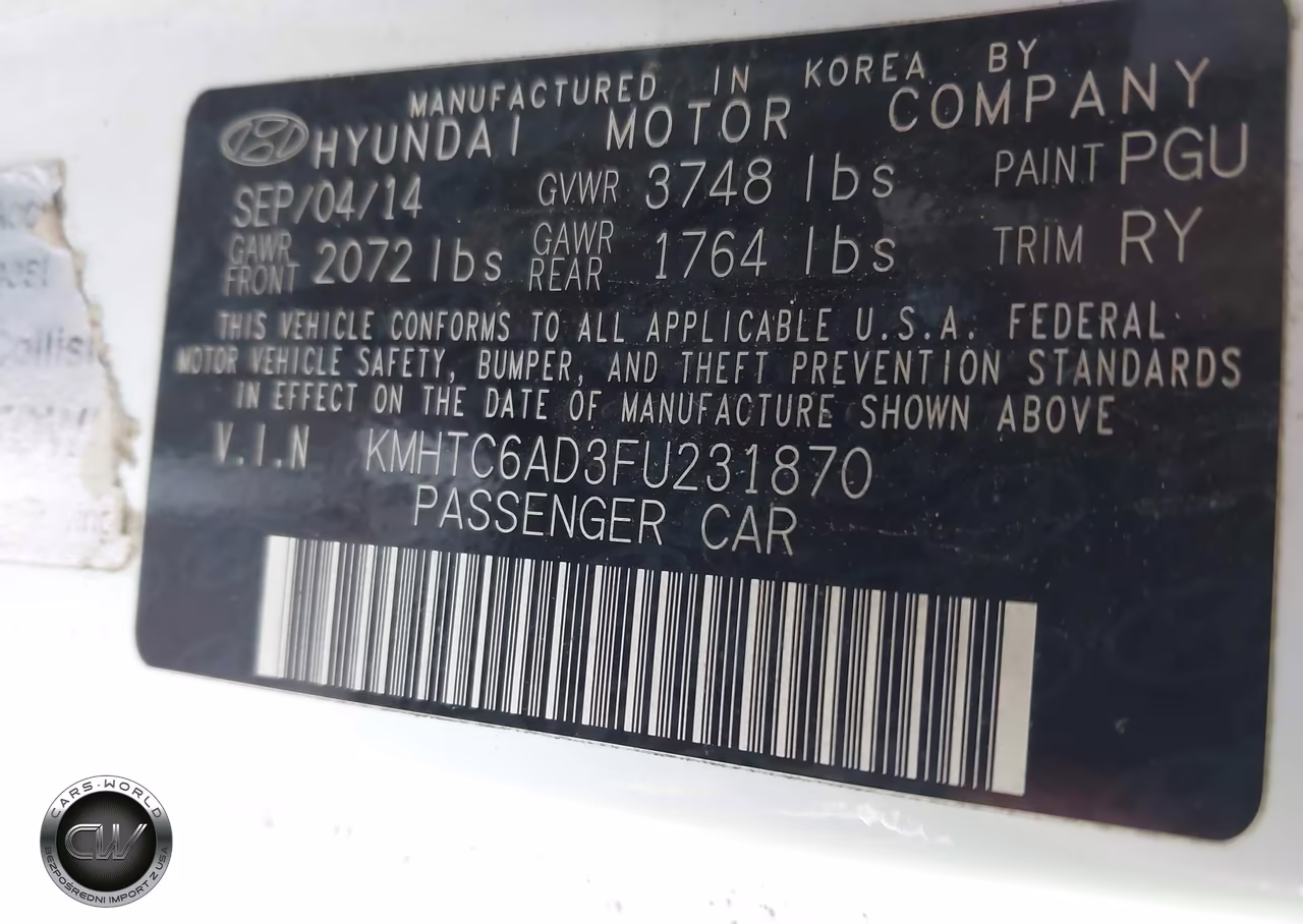 2015 Hyundai Veloster VIN:KMHTC6AD3FU231870 - 9