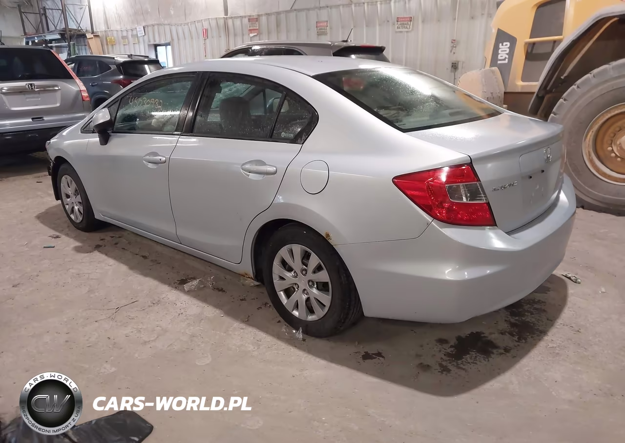 2012 Honda Civic Lx VIN:2HGFB2F53CH516180 - 3