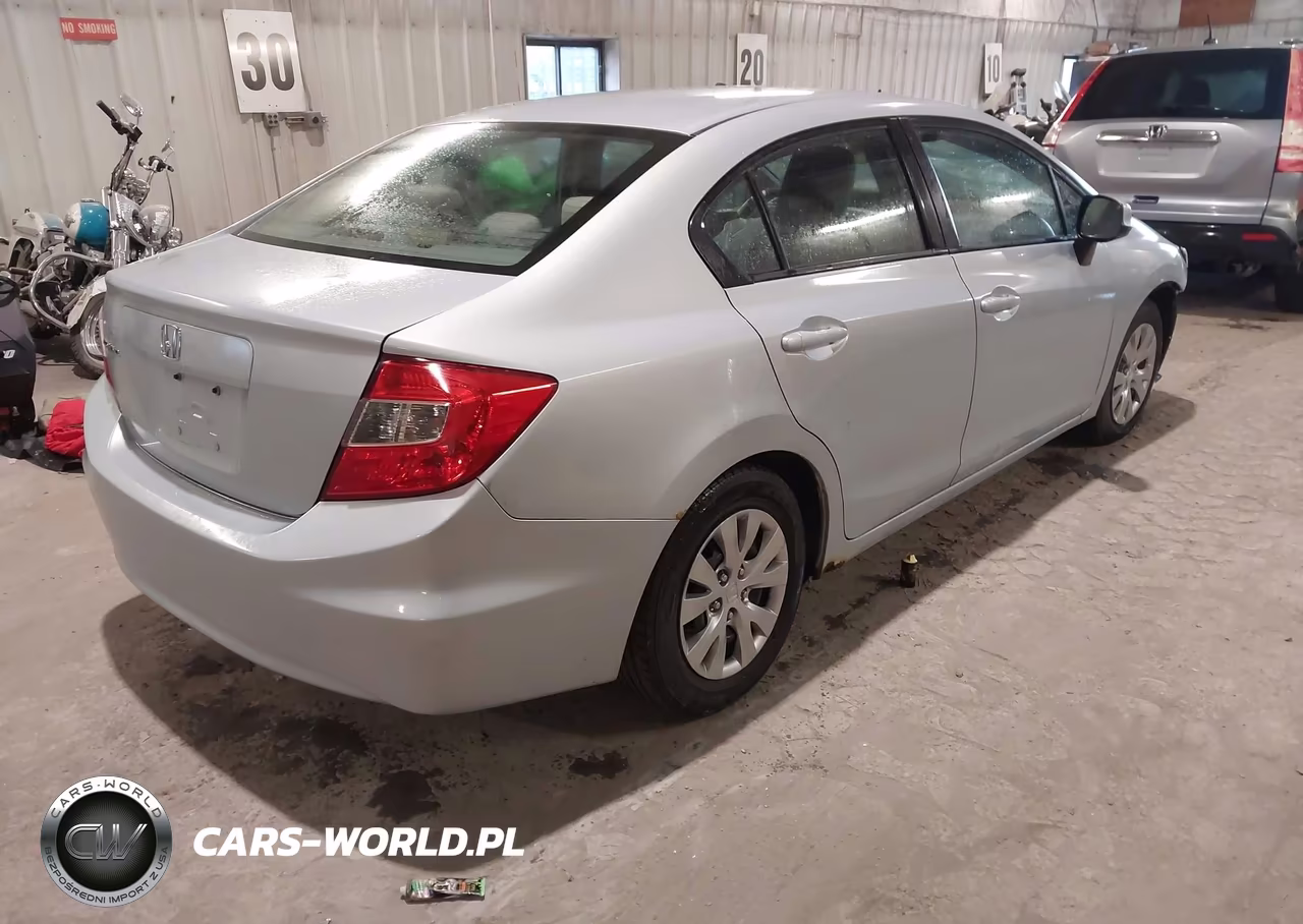 2012 Honda Civic Lx VIN:2HGFB2F53CH516180 - 4