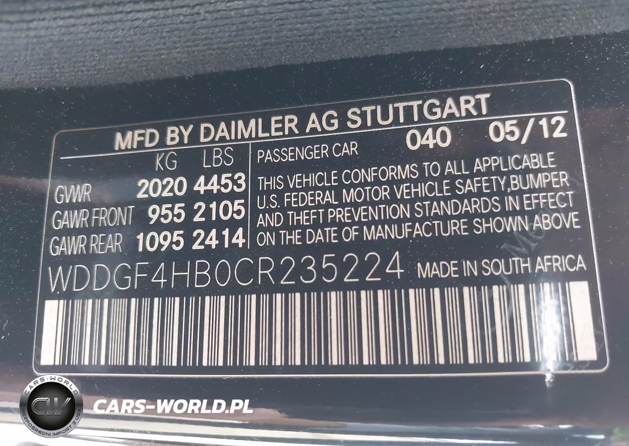 2012 Mercedes-Benz C 250 Sport VIN:WDDGF4HB0CR235224 - 9
