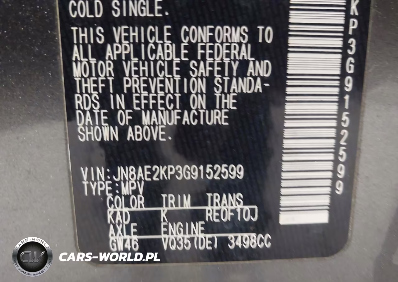 2016 Nissan Quest Platinum-S-Sl-Sv VIN:JN8AE2KP3G9152599 - 9
