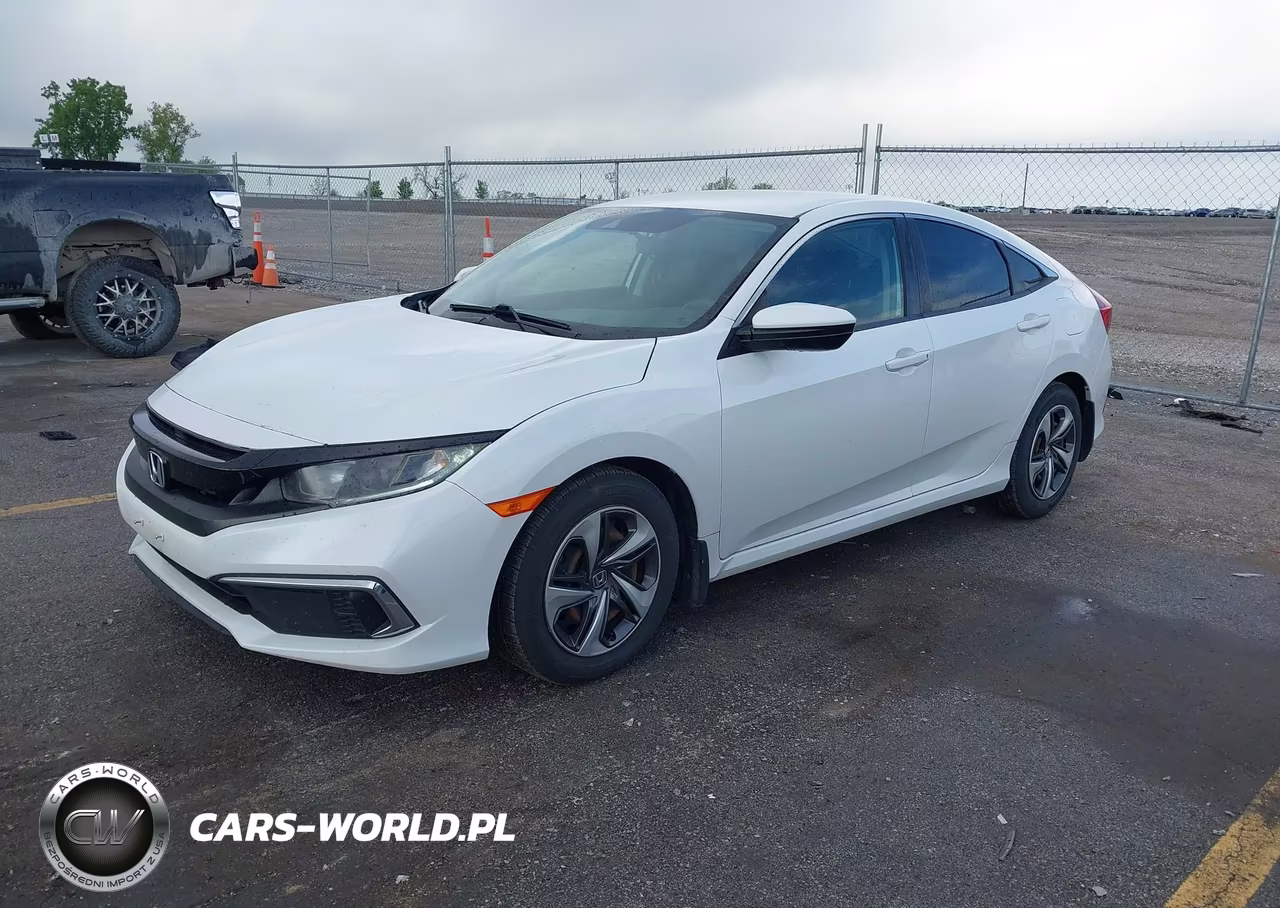 2019 Honda Civic Lx VIN:19XFC2F66KE006744 - 2