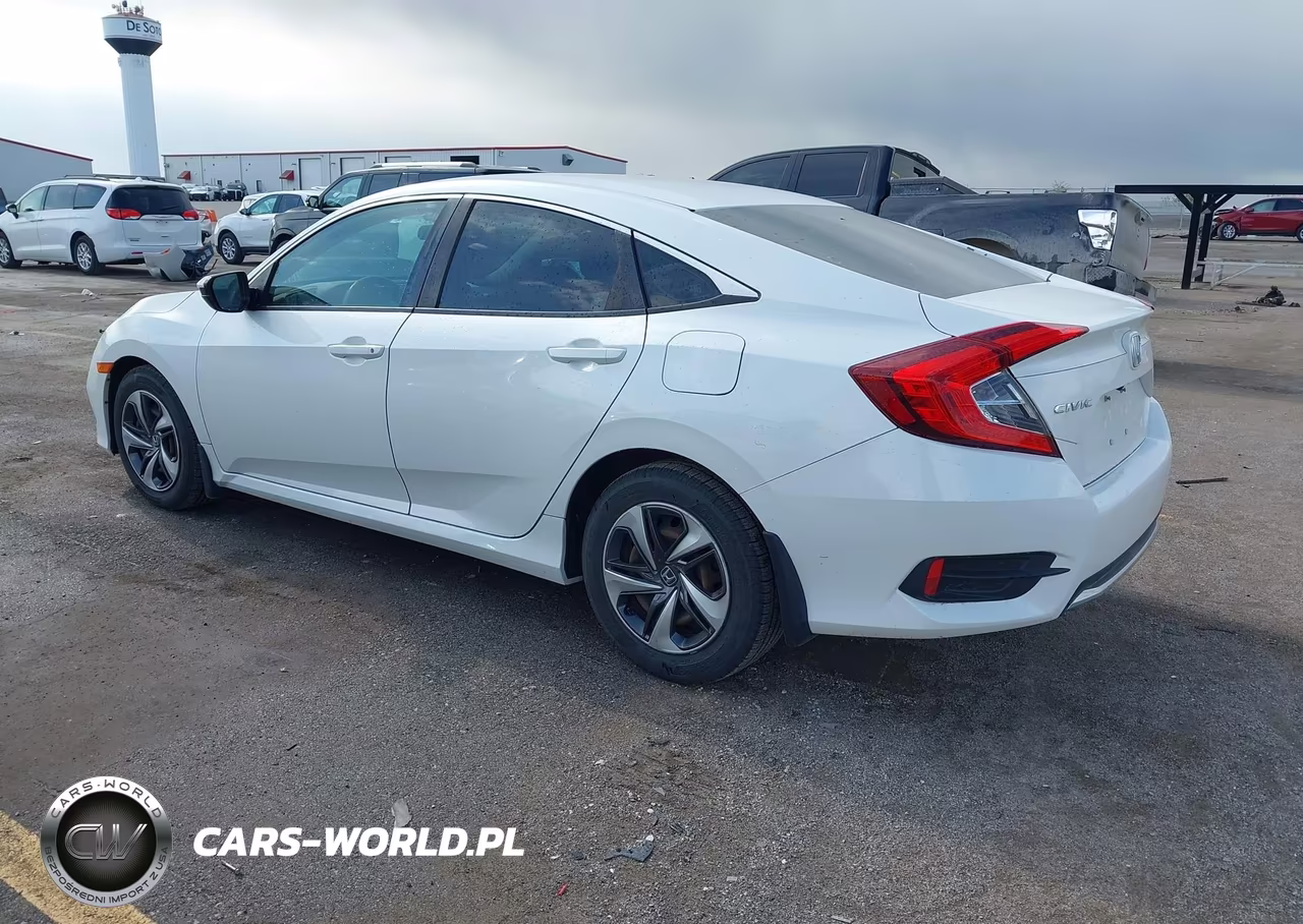 2019 Honda Civic Lx VIN:19XFC2F66KE006744 - 3