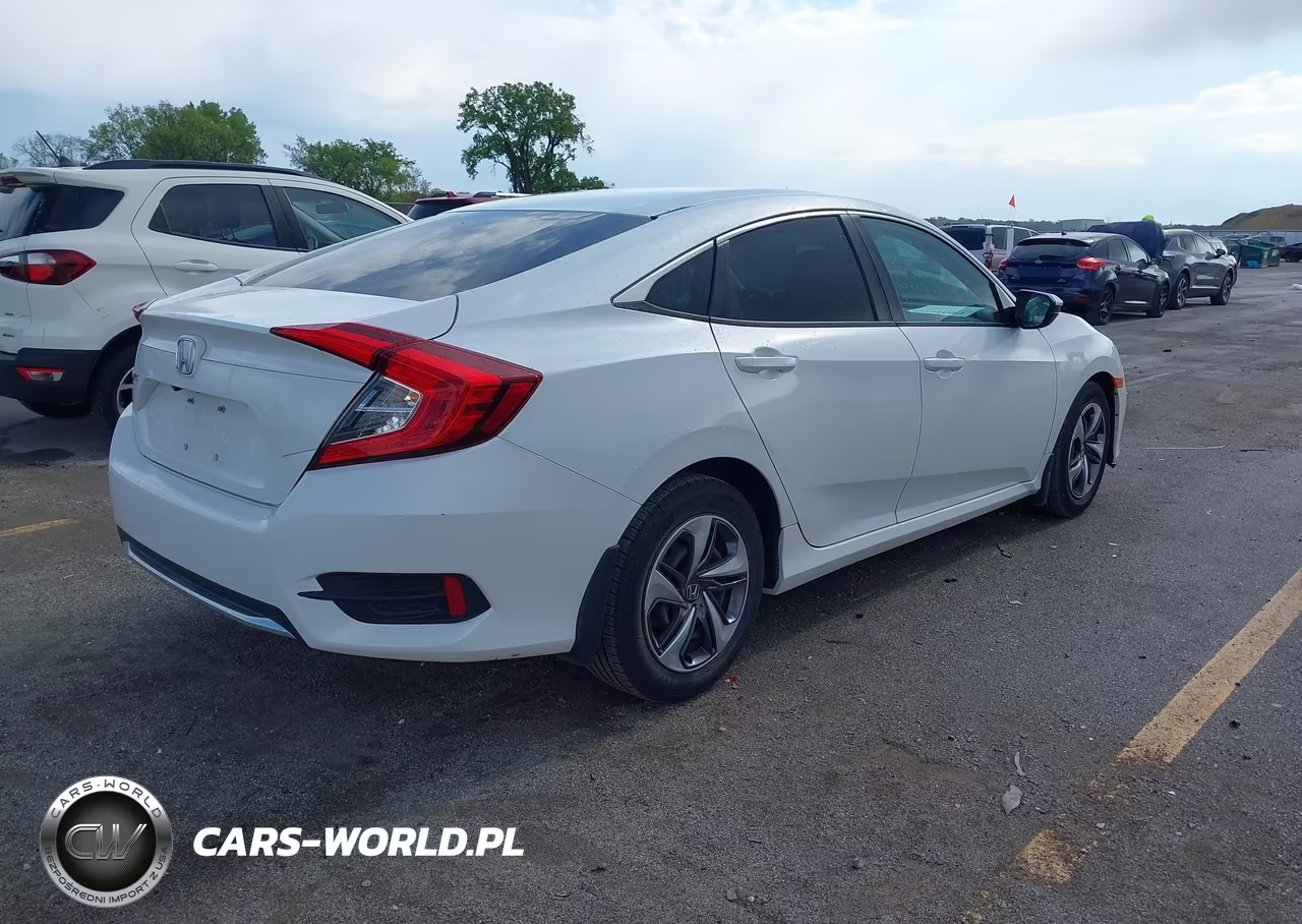 2019 Honda Civic Lx VIN:19XFC2F66KE006744 - 4