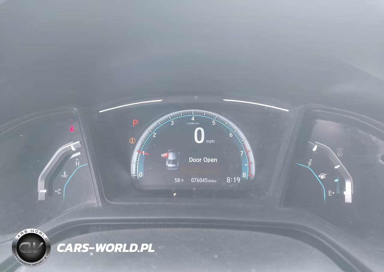2019 Honda Civic Lx VIN:19XFC2F66KE006744 - 7