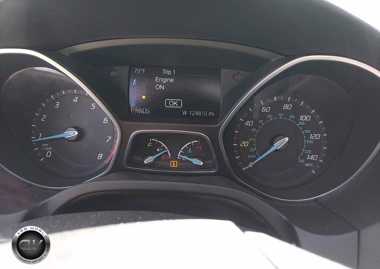 2014 Ford Focus Titanium VIN:1FADP3J24EL292715 - 7